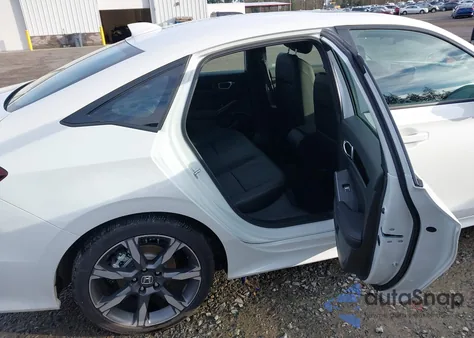 2025 Honda Civic Hybrid Sport/Sport Touring z USA, uszkodzony, nr VIN 2HGFE4F83SH350903